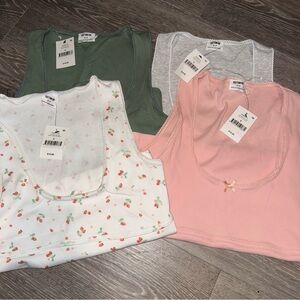4 Piece Cotton On Tops - All Size Small
